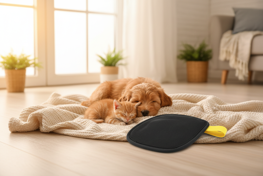 Are Grooming Gloves Safe for Puppies and Kittens?